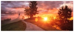 Obraz - Jamnik, Slovinsko (120x50 cm)