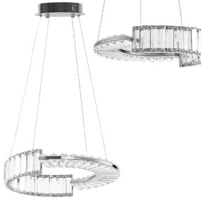 Toolight Toolight, LED stropné svietidlo APP1527-CP40, chrómová, OSW-06976
