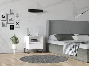 Nočný stolík Nudava 1 (biela). Vlastná spoľahlivá doprava až k Vám domov. 1094378
