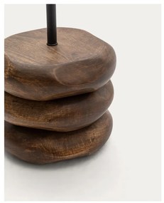 Stolová lampa v tmavoprírodnej farbe z masívu akácie (výška 147 cm) Kor – Kave Home