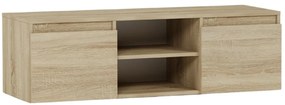 Moderný bezúchytkový TV stolík MODERN 120 cm - rôzne farebné prevedenia biela