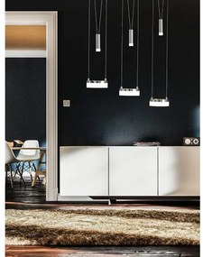 Wofi 7263.06.54.6000 - LED Stmievateľný luster na lanku 3xLED/7,5W/230V + 3xLED/1W