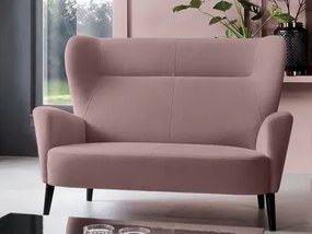 Dvojmiestna pohovka Next, staroružová látka%