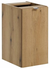 Závěsná skříňka pod umyvadlo Nova Oak 90 cm černá/dub coast evoke