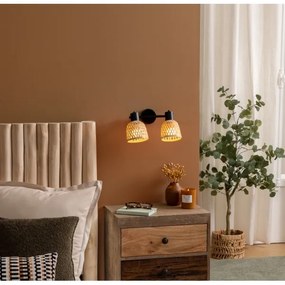 Atmosphera - Bodové svietidlo LIO 2xE14/25W/230V bambus