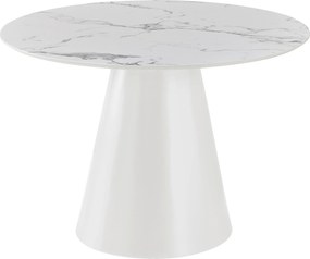 XXXLutz JEDÁLENSKÝ STÔL, biela, 120/120/75 cm P & B - Stoly - 000572043803