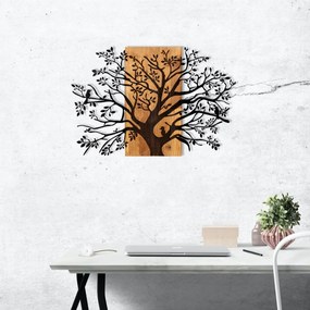 Nástenná dekorácia Agac strom I orech/čierna