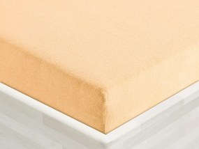 Froté napínacie prestieradlo FR-004 Marhuľové 100 x 200 - výška 20 cm