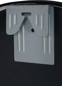 Nástenné zrkadlo Elsie M 323823 - 45x45 cm - Čierna