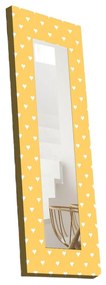 Nástenné zrkadlo s dreveným rámom 40x120 cm – Wallity