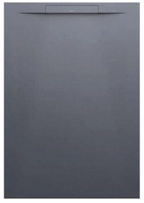 LAUFEN Pro S obdĺžniková sprchová vanička z materiálu Marbond, lineárny odtok na kratšej strane, 1300 x 900 x 32 mm, antracit matný, H2111830780001