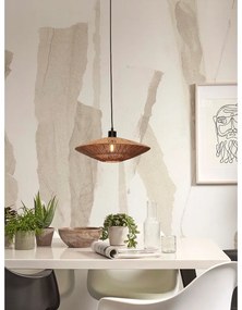 Závesné svietidlo s tienidlom z juty v prírodnej farbe ø 40 cm Iguazu – Good&amp;Mojo