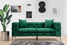 Luxusná dvojmiestna pohovka ComoDeluxe - smaragdovo zelená