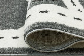 Detský koberec Lima C260C sivý/krémový