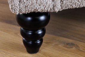 Rozkladacia pohovka MAISON BELLE 220 cm bouclé greige