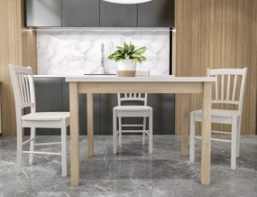 Jídelní stůl Adam 120 cm kašmír/dub cremona torro