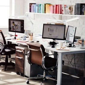 LED Stlmiteľná stolná lampa TENUIX DUO LED/15W/230V 3000-6000K biela