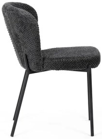 Autronic BONTEC Jedálenská stolička, sivá, látka bouclé, CT-W1077 GREY2 Farba: Šedá