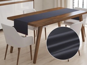 Biante Saténový behúň na stôl polyesterový Satén LUX-L056 Antracitovo sivý 45x160 cm