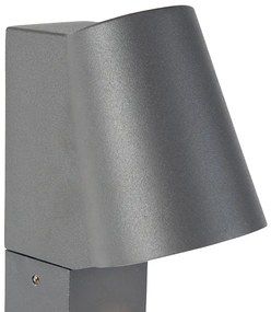 Moderné stojace vonkajšie svietidlo antracitové vrátane LED - Uma