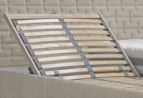 Posteľ Rita 180x200 cm, béžová látka