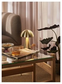 LED stmievateľná stolová lampa v zlatej farbe (výška 20 cm) Mush – Hübsch