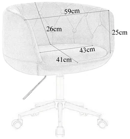 LuxuryForm DESIGN Kreslo MONTANA VELUR na striebornom tanieri - šedé