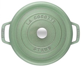 Staub Cocotte hrniec okrúhly 18 cm/1,7 l šalviovo zelený, 11018115