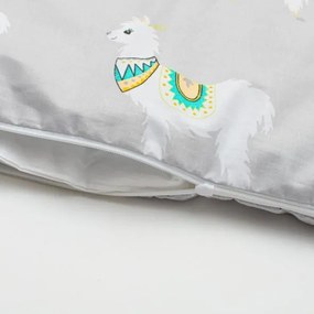 NEW BABY 2-dielne posteľné obliečky New Baby 90/120 cm lama sivé