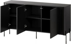 Komoda Vera 150 cm čierna