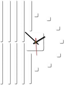 Nástenné hodiny Quartz, nalepovacie dekorácie, 3D zrkadlové nálepky Xmomo X0034- HEU-