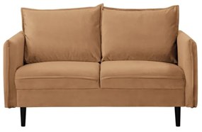 Hnedá zamatová pohovka 138 cm Juli – Ropez