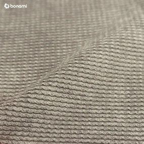 Sivá menčestrová rozkladacia/s úložným priestorom pohovka 215 cm Bjork – Bonami Selection