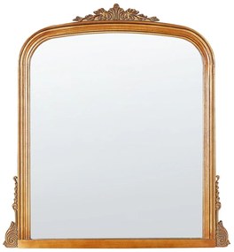 Kovové nástenné zrkadlo 75 x 78 cm zlaté SUSSEY Beliani