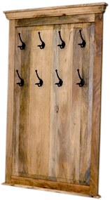 furniture-nabytek.cz - Vešiak Guru s 8 háčikmi 90x140x2,5 z masívu mango