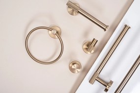 Rea Modern, kúpeľňový vešiak na uteráky 60cm, 6603, zlatá matná, REA-98003