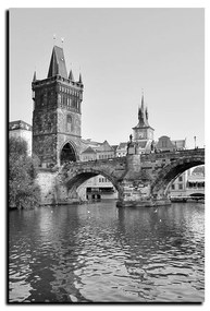 Obraz na plátne - Karlov most v Prahe - obdĺžnik 7259QA (75x50 cm)
