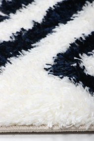 Koberec Boho 638 CREAM/NAVY BLUE rozmery koberec: 60x100 cm