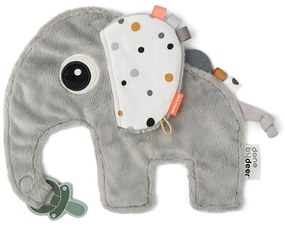 Sivá maznacia hračka s pútkom na cumlík Done by Deer Cozy Friend Elphee