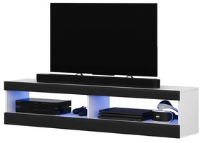 TV skrinka/stolík Violett 100 (s osvetlením) (biela + čierna). Vlastná spoľahlivá doprava až k Vám domov. 1098637