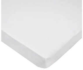 EKO - Nepremokavé prestieradlo s gumičkou JERSEY 120x60 cm biela P-01-M-WHITE