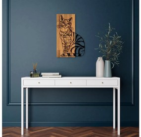 Asir Nástenná dekorácia 38x58 cm mačka drevo/kov AS1690