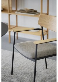 Jedálenská stolička v béžovo-prírodnej farbe v súprave 2 ks Maymont – Rowico