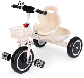 Trojkolka s košíkom a zvončekom ECOTOYS