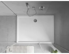Mexen Flow Slim, obdĺžniková sprchová vanička 120 x 100 cm, biela lesklá, 46R101012