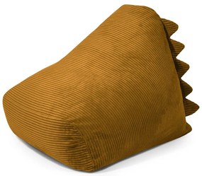 Menčestrový detský sedací vak v horčicovej farbe Snug 80 Dragon – SLOWDOWN