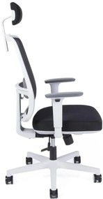 OFFICE PRO -  OFFICE PRO Kancelárska stolička CANTO WHITE BP čierna