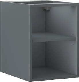 Mexen Box-A, otvorená skrinka s policou 35 cm, grafitová matná, 91AX2-0350-470-0-66