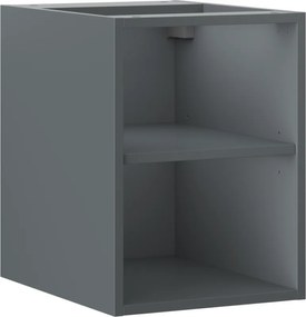 Mexen Box-A, otvorená skrinka s policou 35 cm, grafitová matná, 91AX2-0350-470-0-66