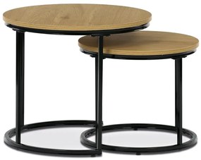 Autronic BONTEC Odkladací stolík 53x53x46cm, mdf, divoký dub, CT-G1145 OAK Farba: Hnedá